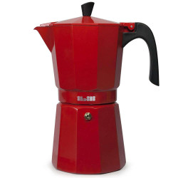 Καφετιέρα Espresso 3Cups Bahia 612303 Red Ibili Αλουμίνιο