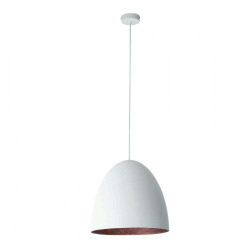 Φωτιστικό Οροφής Egg M 10318 38x150cm 1xE27 40W White-Copper Nowodvorski