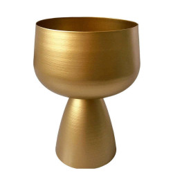 Μπωλ Με Πόδι HC22158818 Φ17,5x25,5cm Gold Oriana Ferelli® Μέταλλο