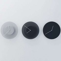 Ρολόι Τοίχου DUSK DH0062/DUSKDN Φ30cm Με Μεταβαλλόμενο Χρωματισμό Grey Allocacoc Ακρυλικό,Πλαστικό