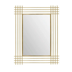 Καθρέπτης Τοίχου 3-95-729-0003 110x4x85cm Gold Inart Μέταλλο