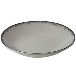 Πιάτο Βαθύ Pearl 07-16388 23cm Grey Estia Πορσελάνη