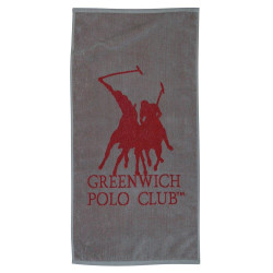 Πετσέτα Γυμναστηρίου 3036 Grey-Red Greenwich Polo Club Γυμναστηρίου 45x90cm 100% Βαμβάκι
