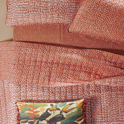 Κουβερλί Nomade 06 Terracotta Kentia Ημίδιπλο 180x240cm Microfiber-Polyester