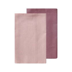 Πετσέτες Κουζίνας Mela 35 (Σετ 2τμχ) Old Rose-Dusty Pink Kentia 40x60cm 100% Βαμβάκι