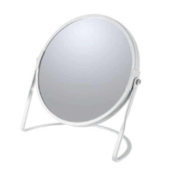 Καθρέπτης Επιτραπέζιος Περιστρεφόμενος Akira 06236.003 18,4x10,50cm White Μέταλλο