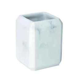 Ποτηροθήκη Marble 06761.001 6,7x6,7x9,2cm White-Multi Πολυρεσίνη