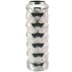 Βάζο Μεταλλικό 15-00-22424 Φ16x48,5cm Silver Marhome Μέταλλο