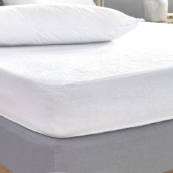 Κάλυμμα Στρώματος Comfort Waterproof White Palamaiki Υπέρδιπλο 180x235cm 100% Βαμβάκι