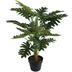 Τεχνητό Φυτό Σε Γλάστρα Φυλλόδεντρο 04-00-16069 80cm Green Marhome Συνθετικό Υλικό