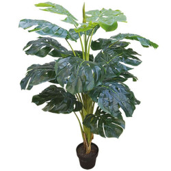 Τεχνητό Φυτό Σε Γλάστρα Σχιστόφυλλο 04-00-18717 140cm Green Marhome Συνθετικό Υλικό