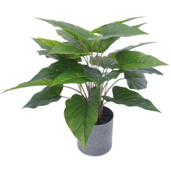 Τεχνητό Φυτό Σε Γλάστρα Ανθούριο 04-00-18768 45cm Green Marhome Πλαστικό