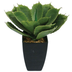 Τεχνητό Φυτό Σε Γλάστρα Αλόη 04-00-14559 26cm Green Marhome Πλαστικό