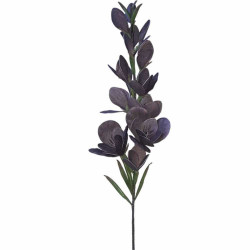 Τεχνητό Λουλούδι Γλαδιόλα 00-00-6073-8 126cm Dark Grey Marhome Foam