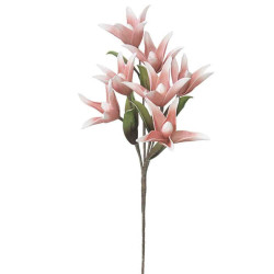 Τεχνητό Λουλούδι Κρίνος 00-00-6125-1 40x95cm Pink Marhome Foam