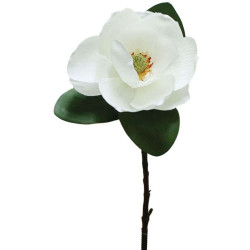 Τεχνητό Λουλούδι Μανόλια 00-00-16028-1 52cm Ecru Marhome Συνθετικό Υλικό