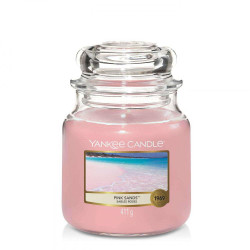 Κερί Αρωματικό Σε Βάζο Pink Sands 1205340E Medium Pink Yankee Candle Κερί