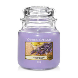 Κερί Αρωματικό Σε Βάζο Lemon Lavender 1073482 Medium Lilac Yankee Candle Κερί