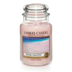 Κερί Αρωματικό Σε Βάζο Pink Sands 1205337Ε Large Pink Yankee Candle Κερί