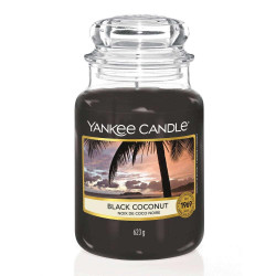 Κερί Αρωματικό Σε Βάζο Black Coconut 1254003Ε Large Black Yankee Candle Κερί