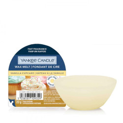 Τάρτα Αρωματική Vanilla Cupcake 1676089E 5,6x2cm White Yankee Candle Κερί