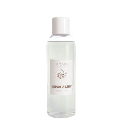 Refill Για Αρωματικό Χώρου Blanc Diffuser Rosewood Of Quebec 200ml Mr & Mrs Fragrance Πλαστικό