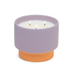 Κερί Σόγιας Αρωματικό Color Block Violet And Vanilla 453gr Σε Μεγάλο Κεραμικό Δοχείο Paddywax Κερί Σόγιας