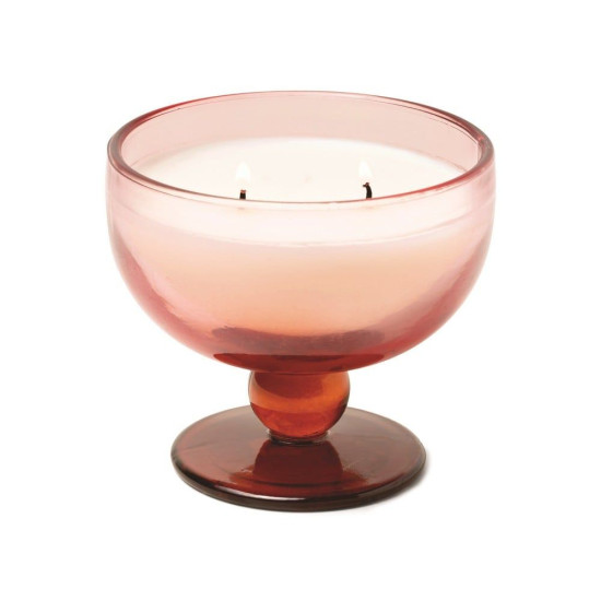 Κερί Σόγιας Αρωματικό Σε Κολωνάτο Ποτήρι Aura Saffron Rose 170g Paddywax Κερί Σόγιας