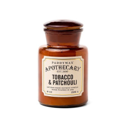 Κερί Σόγιας Αρωματικό Apothecary Tobacco And Patchouli 226gr Paddywax Κερί Σόγιας