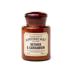 Κερί Σόγιας Αρωματικό Apothecary Vetiver And Cardamon 226gr Paddywax Κερί Σόγιας