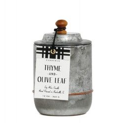 Κερί Σόγιας Αρωματικό Homestead Σε Χάλκινο Δοχείο Thyme And Olive Leaf 340gr Paddywax Κερί Σόγιας