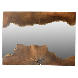 Καθρέπτης HM9363 140x80cm Από Μασίφ Ξύλο Τeak Natural Ξύλο