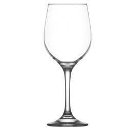 Ποτήρια Κρασιού Κολωνάτα Fame (Σετ 6Τμχ) LVFAM55639F 395ml Clear Lav Γυαλί
