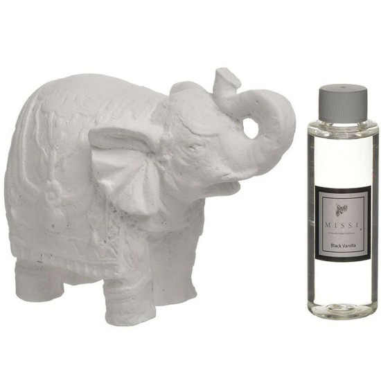Αρωματικό Χώρου Ελέφαντας 6-80-392-0022 19x10x15cm White Click Κεραμικό