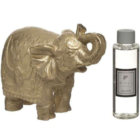 Αρωματικό Χώρου Ελέφαντας 6-80-392-0017 19x10x15cm Gold Click Κεραμικό