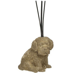 Αρωματικό Χώρου Με Στικς Σκύλος 6-80-392-0014 14x14x17cm Gold Click Κεραμικό