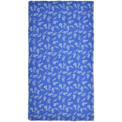 Πετσέτα Θαλάσσης Διπλής Όψης Λουλούδια 5-46-304-0035 White-Blue Ble Θαλάσσης Βαμβάκι