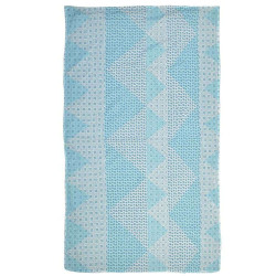 Πετσέτα Θαλάσσης Διπλής Όψης 5-46-304-0025 Light Blue-White Ble Θαλάσσης Βαμβάκι