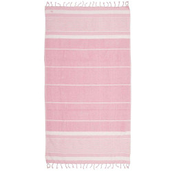 Πετσέτα Θαλάσσης Ριγέ 5-46-807-0095 Pink-White Ble Θαλάσσης Βαμβάκι