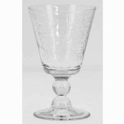 Ποτήρι Κρασιού Κολωνάτο Vintage (Σετ 3Τμχ) Μ78320 220ml Clear Cerve Γυαλί