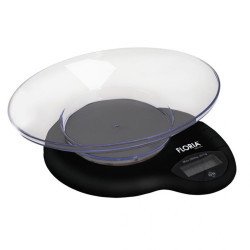 Ζυγαριά Κουζίνας Ακριβείας Ψηφιακή 3Kg max Με Μπολ ZLN7698 23x7x18.5cm Black Zilan ABS