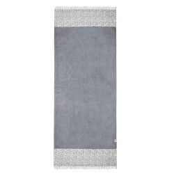 Πετσέτα Θαλάσσης Art Grey White Fabric Θαλάσσης 80x160cm 100% Βαμβάκι