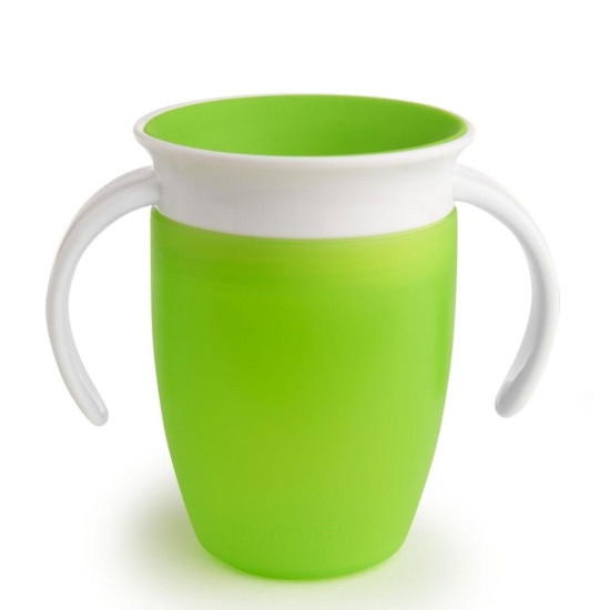 Ποτήρι Παιδικό Miracle Trainer Cup 207ml Green Munchkin 207ml Πλαστικό