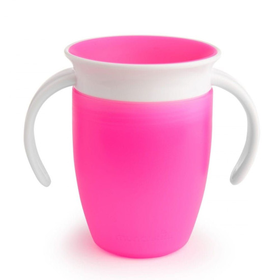 Ποτήρι Παιδικό Miracle Trainer Cup 207ml Pink Munchkin 207ml Πλαστικό