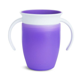 Ποτήρι Παιδικό Miracle Trainer Cup 207ml Purple Munchkin 207ml Πλαστικό