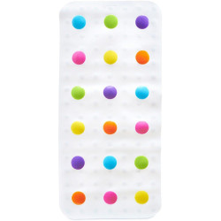 Αντιολισθητικό Ταπέτο Μπάνιου Παιδικό Dandy Dots 36x77,5cm Multi Munchkin Πλαστικό
