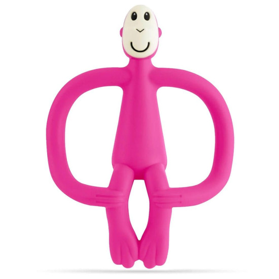 Μασητικό Οδοντοφυΐας Teething Toy 10,5cm Pink Matchstick Monkey Σιλικόνη