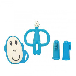 Μασητικό Οδοντοφυΐας Teething Starter Set Blue Matchstick Monkey Σιλικόνη
