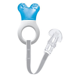 Μασητικό Οδοντοφυΐας Με Νερό Mini Cooler & Clip 555B 2+ Μηνών Blue Mam Σιλικόνη