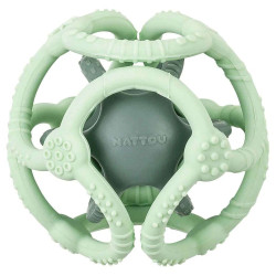 Μπάλες Μασητικά (Σετ 2Τμχ) N879064 10x10cm Σιλικόνη Mint Nattou Σιλικόνη